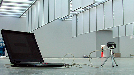 Deckenspiegel ge&ouml;ffnet