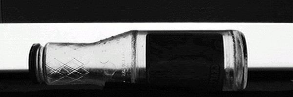 Kante bei Glas